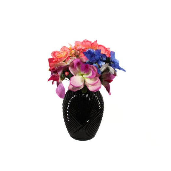 Fake Flower Bundle – 8 Mixed Spring/Summer Artificial Flower Bunches Used Crafts - Picture 1 of 5